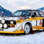 The legendary AudiQuattro Rallye
