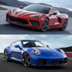 Best Sports car, Corvette C8 Stingray, Porsche 992 Turbo