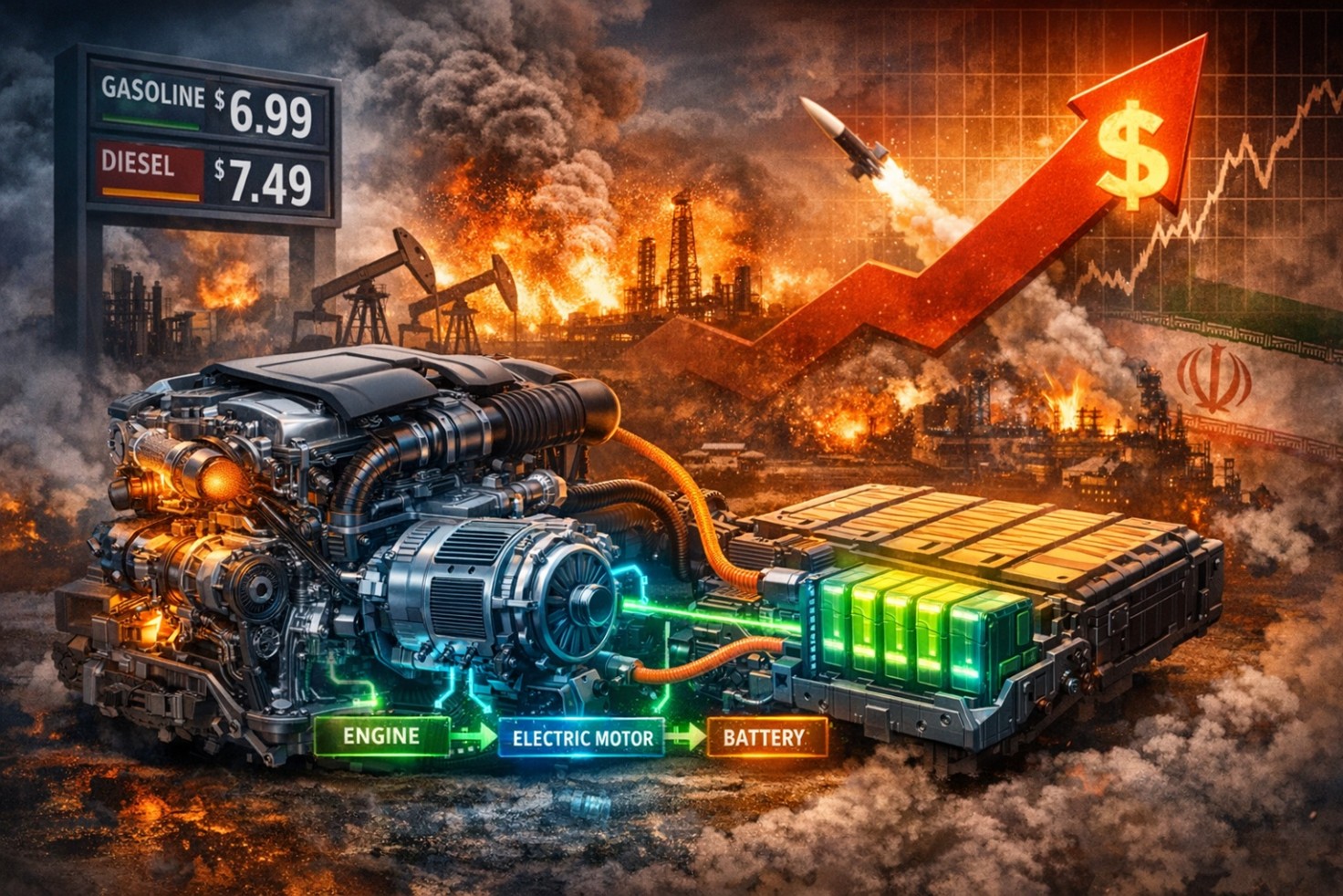 Hybrid Trucks engine