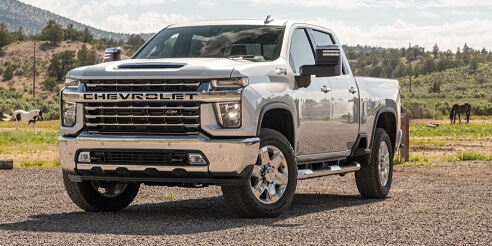 Chevrolet Silverado 2500 HD IV Double Cab 2022, horse power, technical specifications, carspec, curb weight, towing capacity