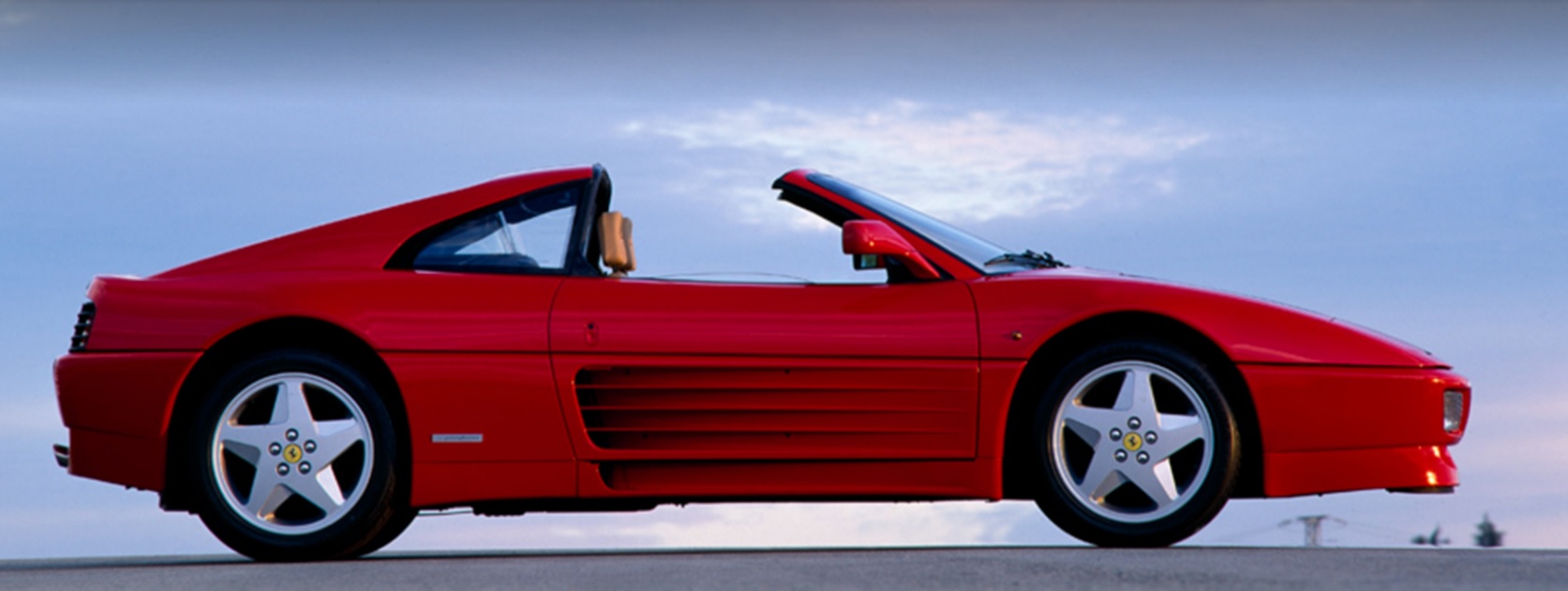 Ferrari 348 GTS 3.4 V8, Ferrari specs, horse power, torque, curb weight, dimensions, car specs, targa