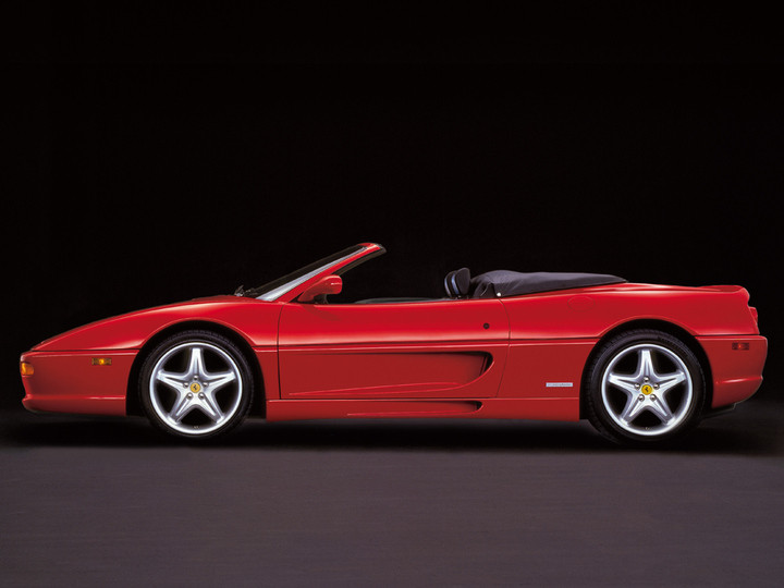 Ferrari 355 Spider, Ferrari specs, horse power, torque, curb weight, dimensions, car specs