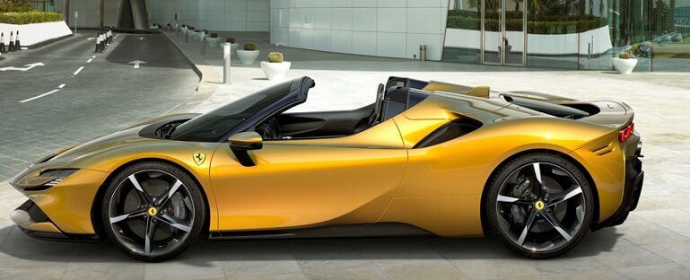 Ferrari SF90 Spider 4.0 V8, Ferrari specs, horse power, torque, curb weight, dimensions, car specs, PHEV