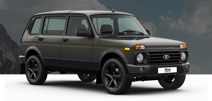 Lada Niva Legend 5 doors, 4x4 car, models, specs, curb weight, dimensions