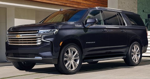 Chevrolet Suburban 6.2 V8, Chevrolet specs, horse power, torque, curb weight, dimensions, car specs, AWD