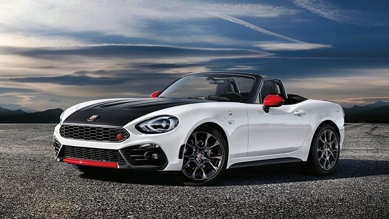 Abarth 124 GT MultiAir turbo convertible car, sport spider, models, specs, curb weight, dimensions
