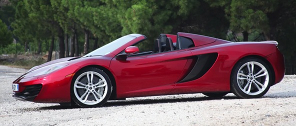 McLaren 12C Spider, McLaren V8, McLaren specs, McLaren engine, dimensions, weight, torque, McLaren power, McLaren MP4